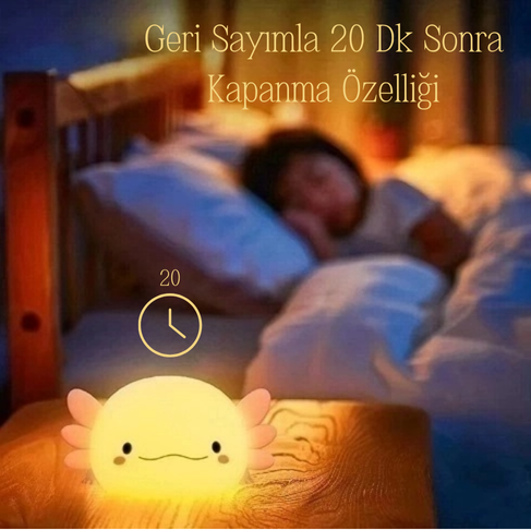 Palk Axolotl Gece Lambası